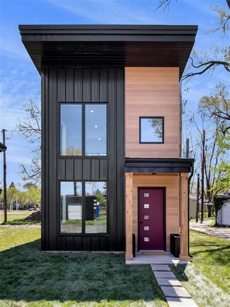 tiny house with metal siding|tiny metal house ideas.